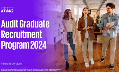 Το KPMG Audit Graduate Recruitment Program μόλις ξεκίνησε για το έτος 2024!  
