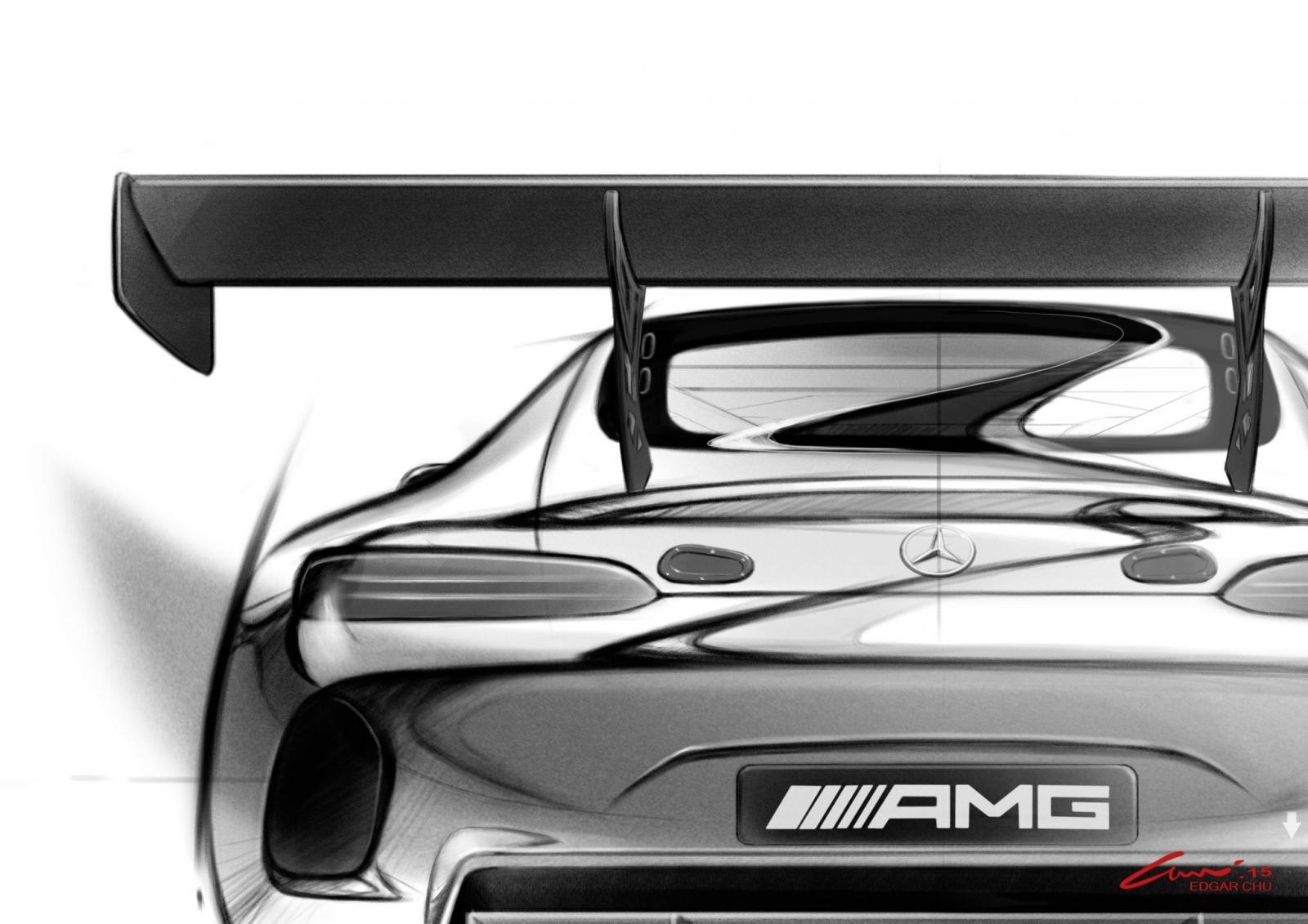 Το πρώτο σκίτσο της Mercedes-AMG GT3