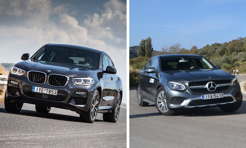 BMW X4 xDrive 20d Vs Mercedes GLC 250d Coupe: Με στιλ… αθλητικό!