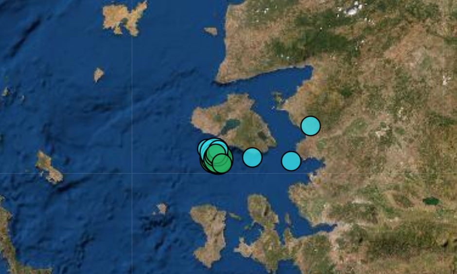 Διαδοχικές σεισμικές δονήσεις στη Λέσβο!