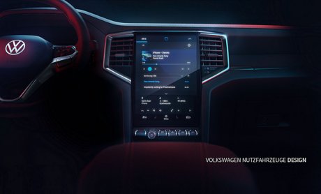 H εντυπωσιακή οθόνη του νέου Volkswagen Amarok