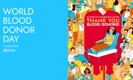 14 Ιουνίου - Παγκόσμια Ημέρα Εθελοντή Αιμοδότη!