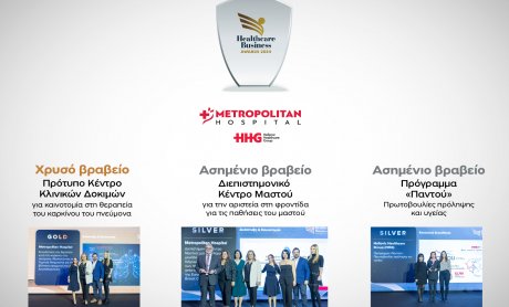 Τριπλή διάκριση για τον Όμιλο HHG στα Healthcare Business Awards 2024!