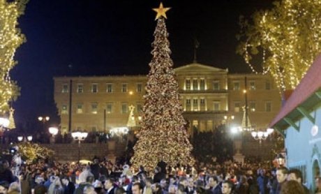 Άρωμα Χριστουγέννων στην Αθήνα