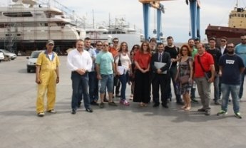 Επίσκεψη Σπουδαστών Πραγματογνωμόνων Coordinators S.A σε Ναυπηγείο